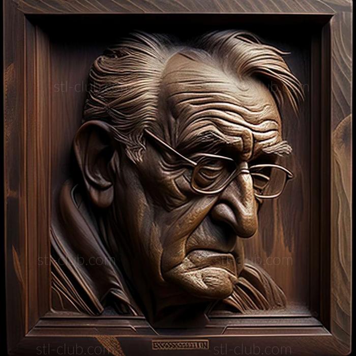 3D model Albert Blatter American artist (STL)
